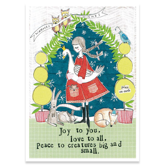 Creatures Big And Small | Holiday Greeting Card | CURLY GIRL