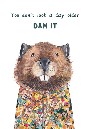 Dam It | Birthday Greeting Card | ROSIE MADE A THING