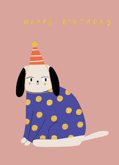 Dog Birthday | Birthday Greeting Card | 1973