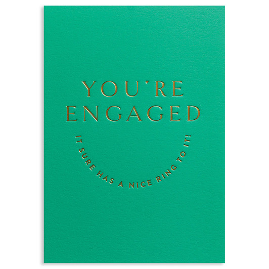 Engaged Ring | Engagement Greeting Card | LAGOM (7687)