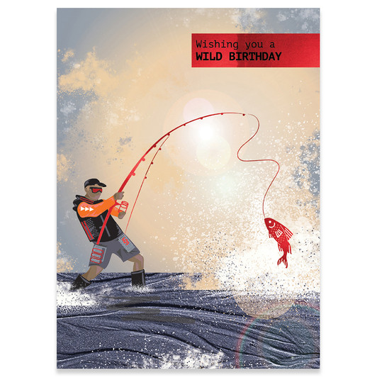Extreme Angling | Birthday Greeting Card | CARTE