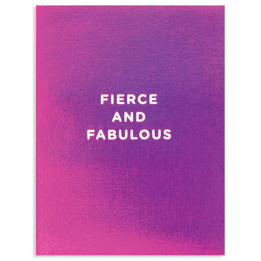 Fierce And Fabulous | Any Occasion Greeting Card | LAGOM