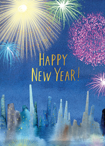 [BOXED SET] Fireworks | Holiday Greeting Cards | CARTE