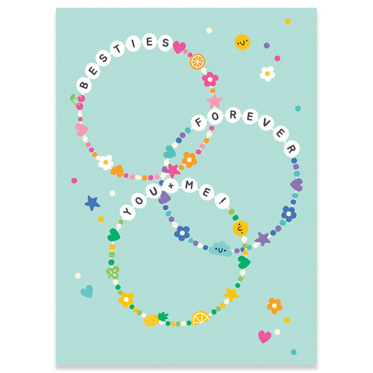Friendship Bracelets | Friendship Greeting Card | CARTE