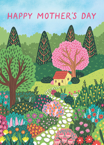 Garden In Bloom | Mother's Day Greeting Card | CARTE