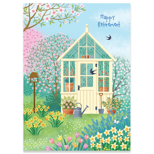 Garden Shed | Retirement Greeting Card | CARTE