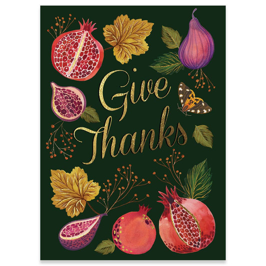 Give Thanks | Thanksgiving Greeting Card | CARTE