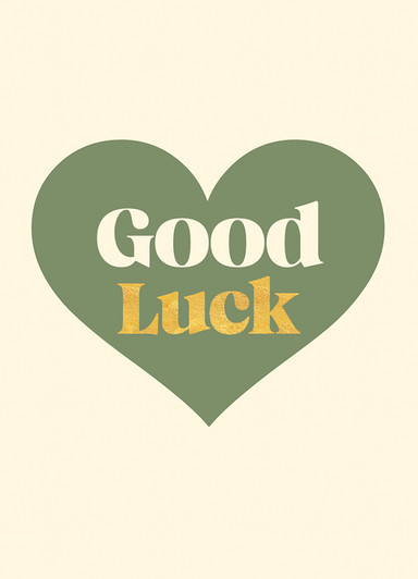 Good Luck Good Luck | Greeting Card | 1973