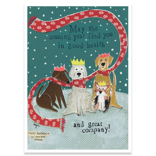 Great Company | Holiday Greeting Card | CURLY GIRL