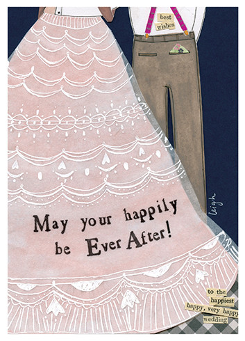 Happily Ever After | Wedding Greeting Card | CURLY GIRL