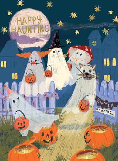 Happy Haunting | Halloween Greeting Card | CARTE