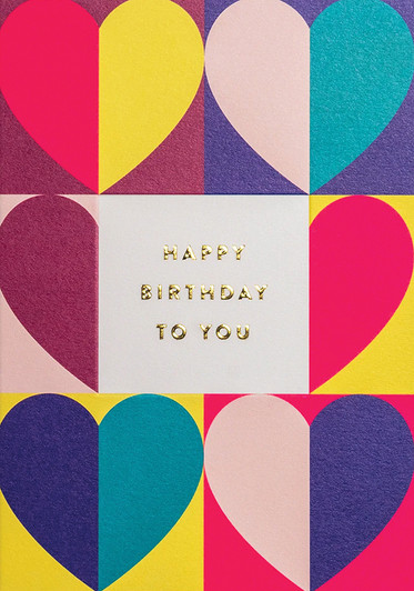 Hearts Birthday | Birthday Card | LAGOM