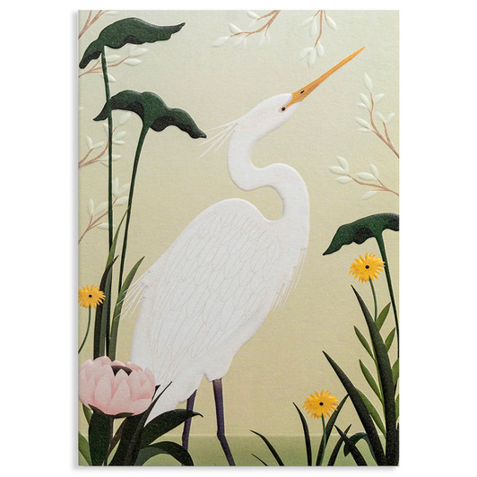 Heron | Blank Greeting Card | LAGOM