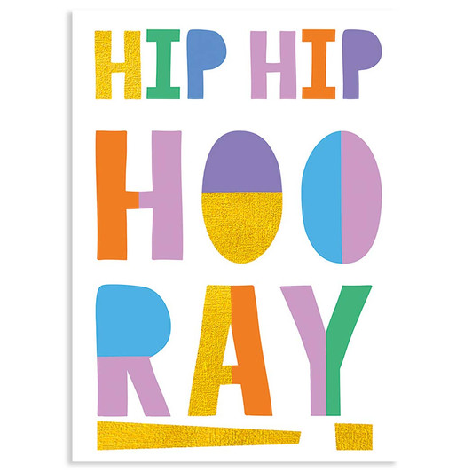 Hip Hip | Congratulations Greeting Card | J&M MARTINEZ