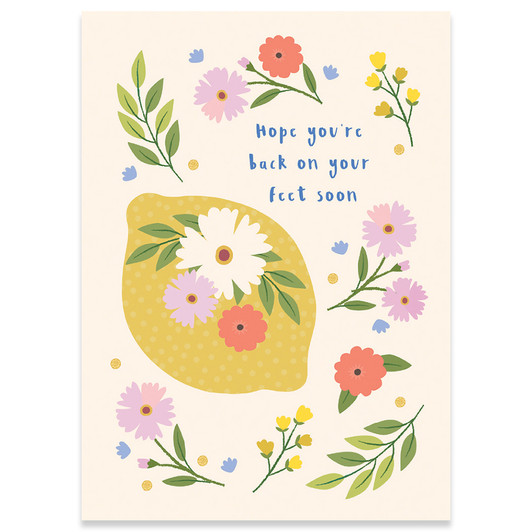 Lemon | Get Well Greeting Card | CARTE