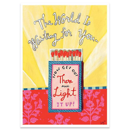 Light It Up | Support Greeting Card | CURLY GIRL