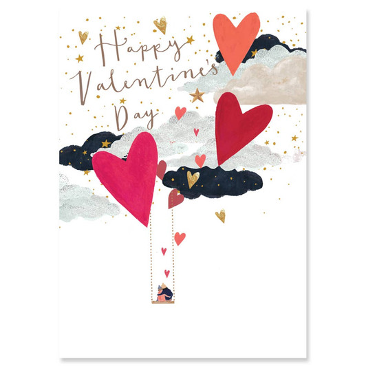 Love Swing | Valentine's Day Greeting Card | LOUISE TILLER