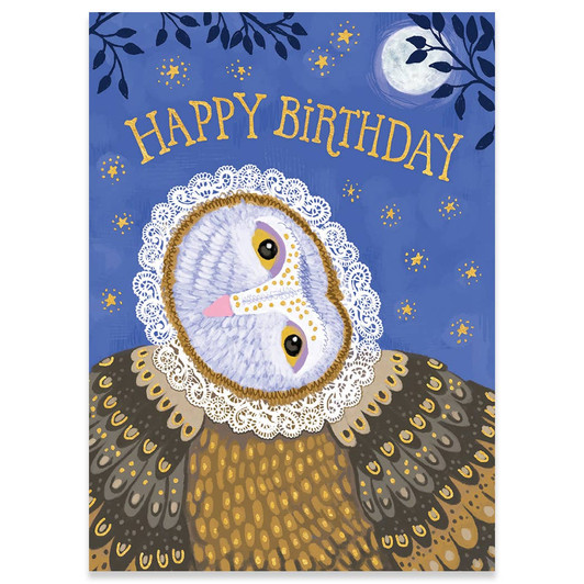 Magic Owl | Birthday Greeting Card | CARTE