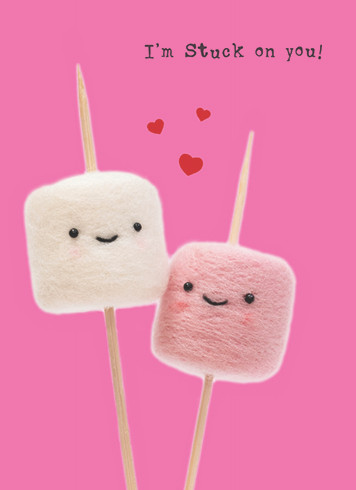 Marshmallows | Valentine's Day Greeting Card | CARTE