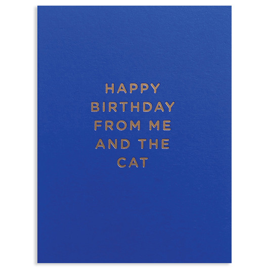 Me And The Cat | Birthday Greeting Card | LAGOM