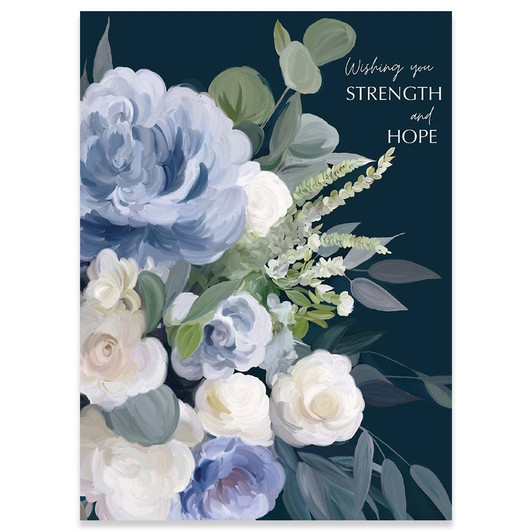 Blue Bloom | Sympathy Greeting Card | CARTE
