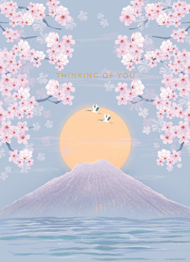 Mount Fuji | Sympathy Greeting Card | CARTE