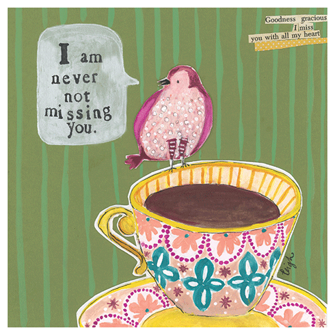 Never Not | Support And Encouragement Greeting Card | CURLY GIRL