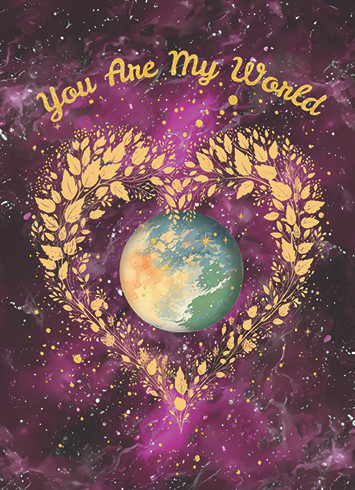 Night Sky | Valentine's Day Greeting Card | CARTE