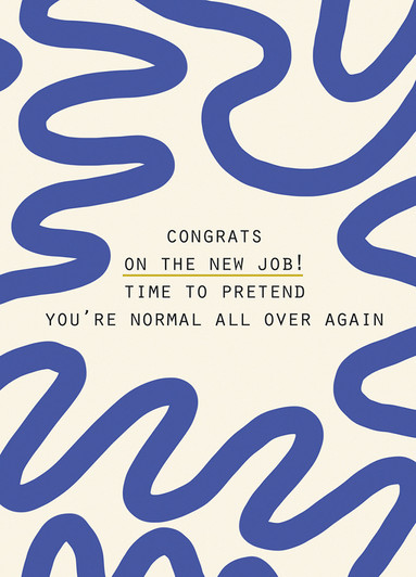 Normal | New Job Greeting Card | LOLA