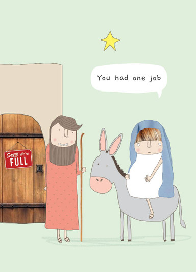 One Job | Holiday Greeting Card | CARTE