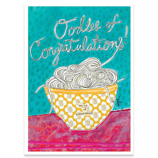Oodles | Congratulations Greeting Card | CURLY GIRL