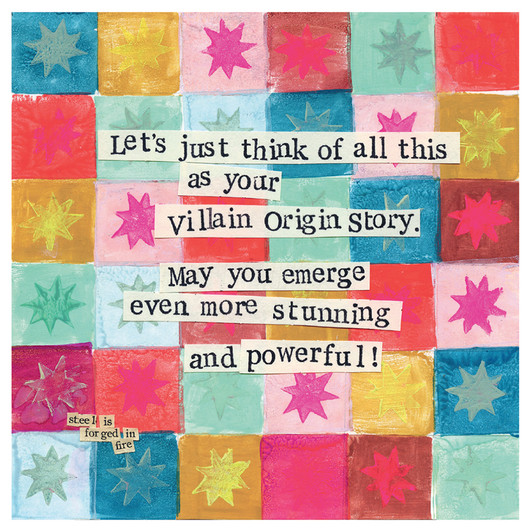 Origin Story | Support And Encouragement Greeting Card | CURLY GIRL