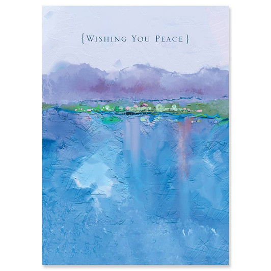 Blue Water | Sympathy Greeting Card | J&M MARTINEZ