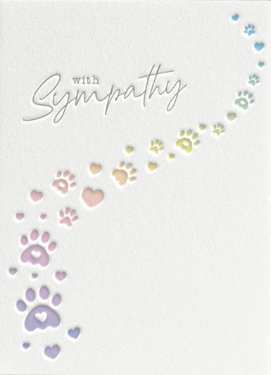 Paws | Pet Sympathy Greeting Card | HEYYY