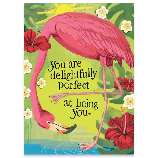 Perfect Flamingo | Birthday Greeting Card | CARTE