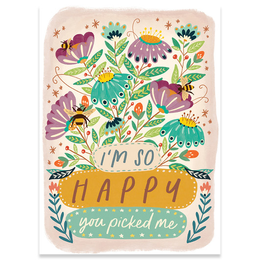 Picked Me | Anniversary Greeting Card | CARTE