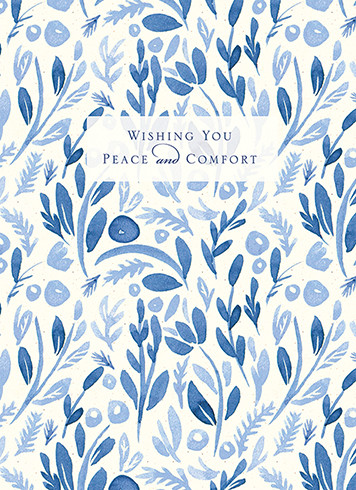 Blues | Sympathy Greeting Card | J&M MARTINEZ