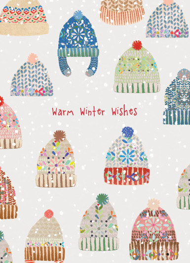 Bobble Hats | Holiday Greeting Card | CARTE