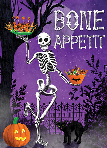 Bone Appetit | Halloween Greeting Card | CARTE