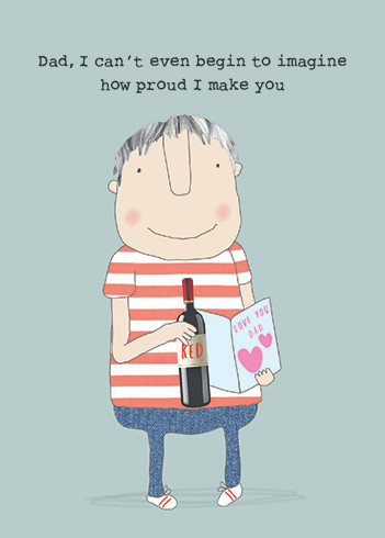 Proud Dad | Father's Day Greeting Card | ROSIE MADE A THING