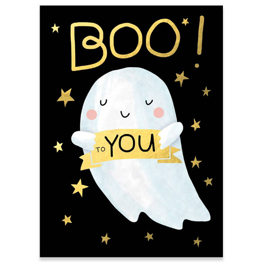 Boo To You | Halloween Greeting Card | CARTE