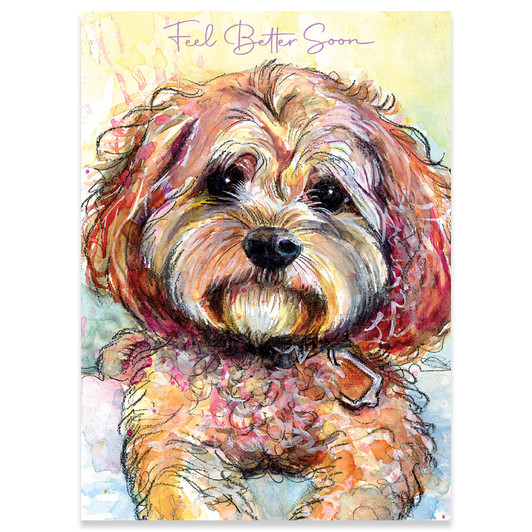Puppy | Get Well Greeting Card | CARTE