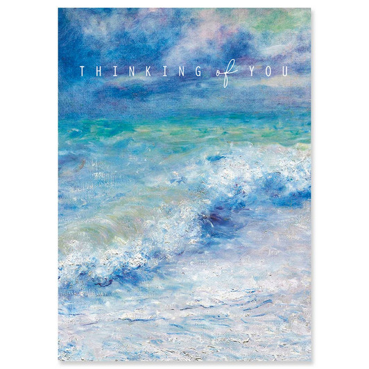 Renoir Seascape | Sympathy Greeting Card | J&M MARTINEZ