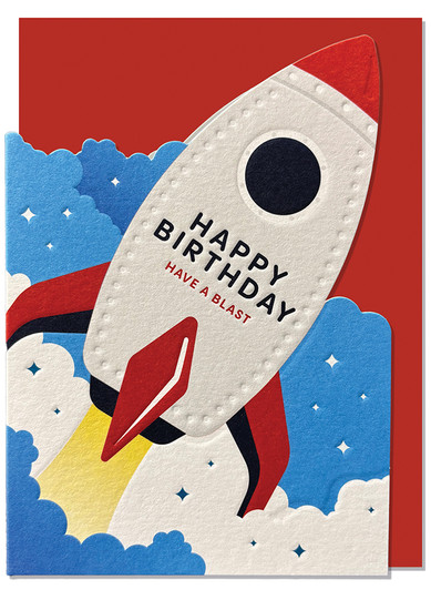 Rocket | Birthday Greeting Card | HEYYY