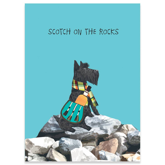 Scotch On The Rocks | Any Occasion Greeting Card | CARTE