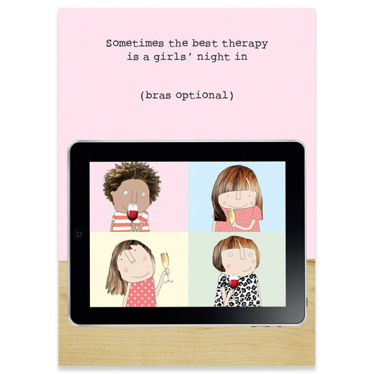 Bras Optional | Friendship Greeting Card | ROSIE MADE A THING