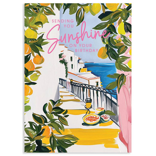 Sicilian Abstract | Birthday Greeting Card | LOLA