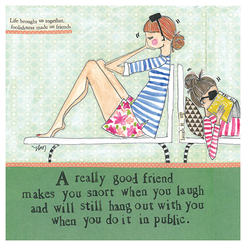 Snort In Public Celebrate | Greeting Card | CURLY GIRL