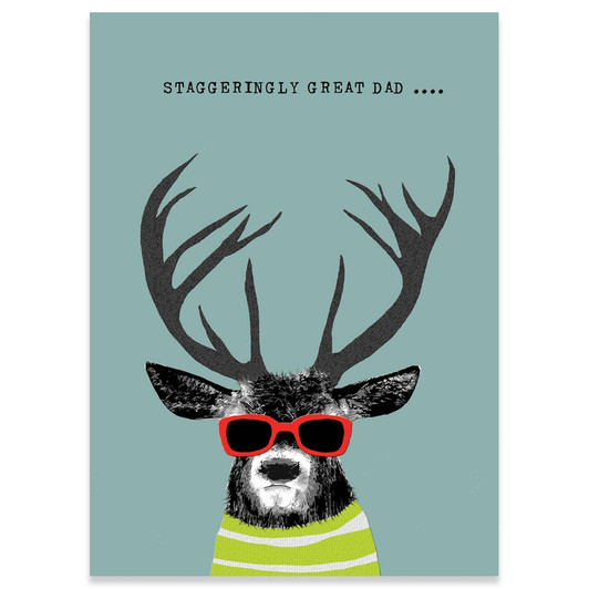 Stag Dad | Father's Day Greeting Card | CARTE