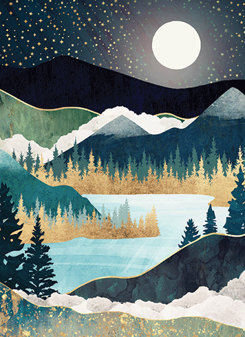 Star Lake | Birthday Greeting Card | CARTE